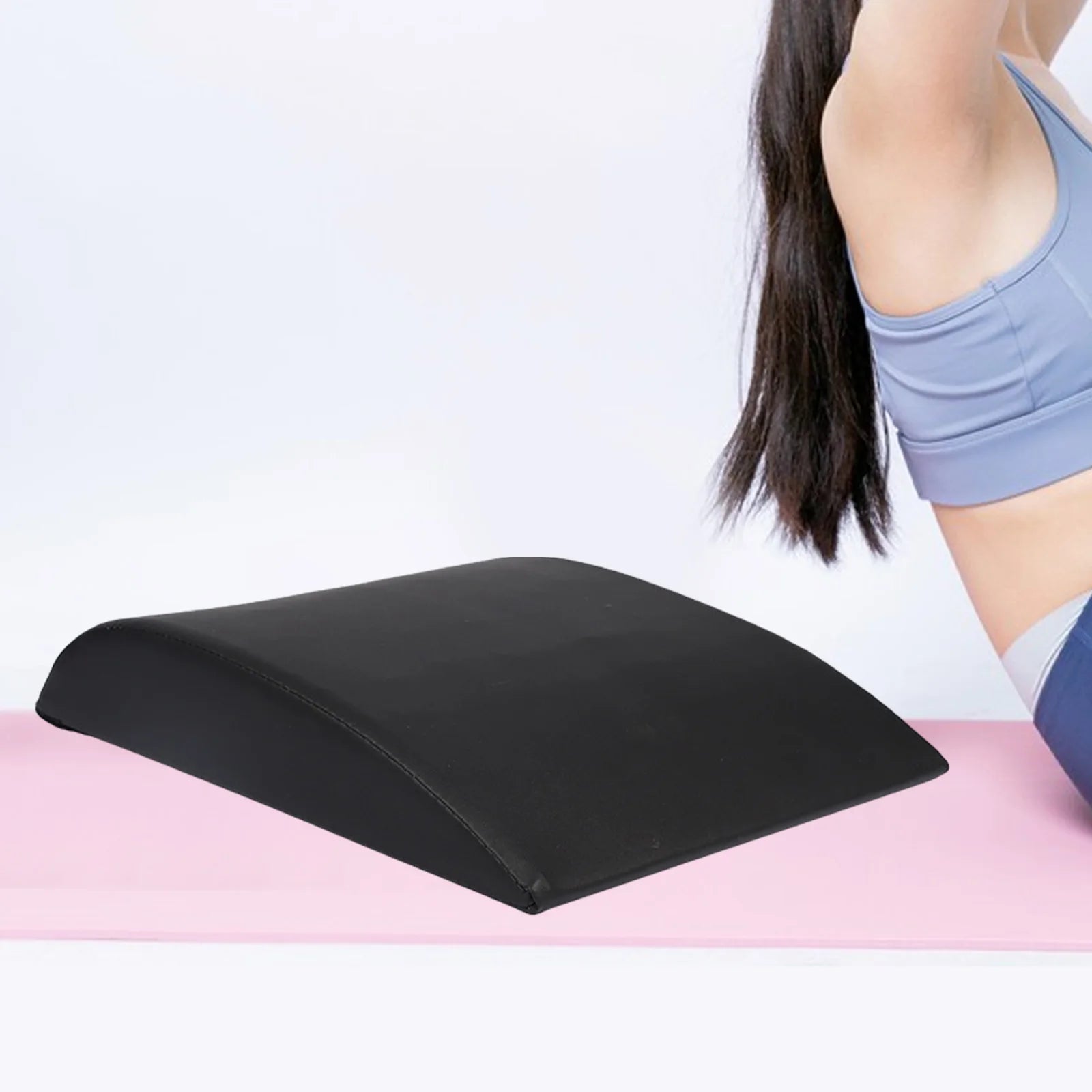 Ab Exercise Mat with Soft Lower Back Support for Abdominal Exercises Sit-Up Core Workout Home Fitness Training Equipment Zen fit plus