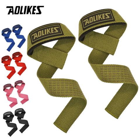 AOLIKES Fitness Lifting Wrist Strap Brace for Weightlifting Crossfit Bodybuilding Support Dumbbell Weights Strength Workout Zen fit plus