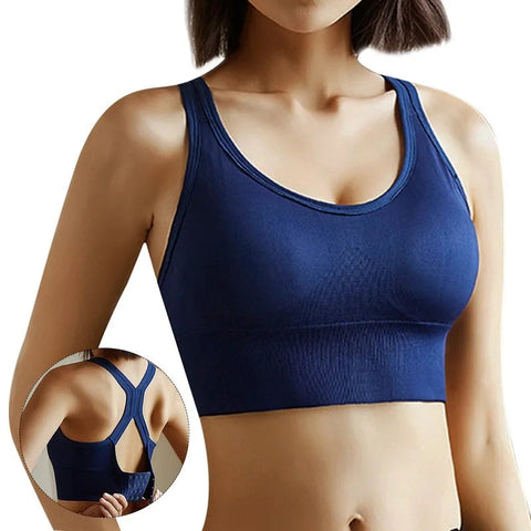 Tank Top Women Gym Women Corset Sports Bra Push Up Crop Top Fitness bra Hollow Breathable Sexy Running Athletic Sportswear Zen fit plus