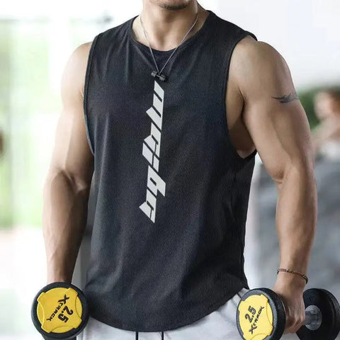 2025 NEW Fitness Sports Tank Tops Men Gyms Workout Sleeveles Shirt Male Summer Loose Undershirt basketball Running men Ves Zen fit plus