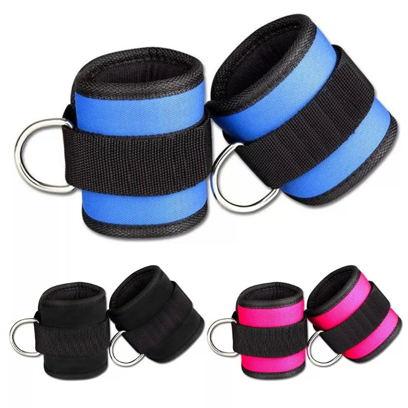 Adjustable Wrist Ankle Cuffs D Ring Pulley Lifting Straps Gym Cable Attachments Weight-bearing Exercise Fitness Accessories Zen fit plus