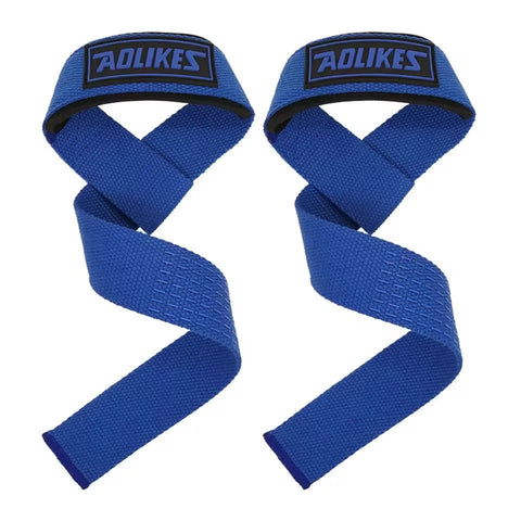 AOLIKES Weightlifting Wrist Straps Strength Training Adjustable Non-slip Gym Fitness Lifting Strap Wrist Support Grip Band Zen fit plus
