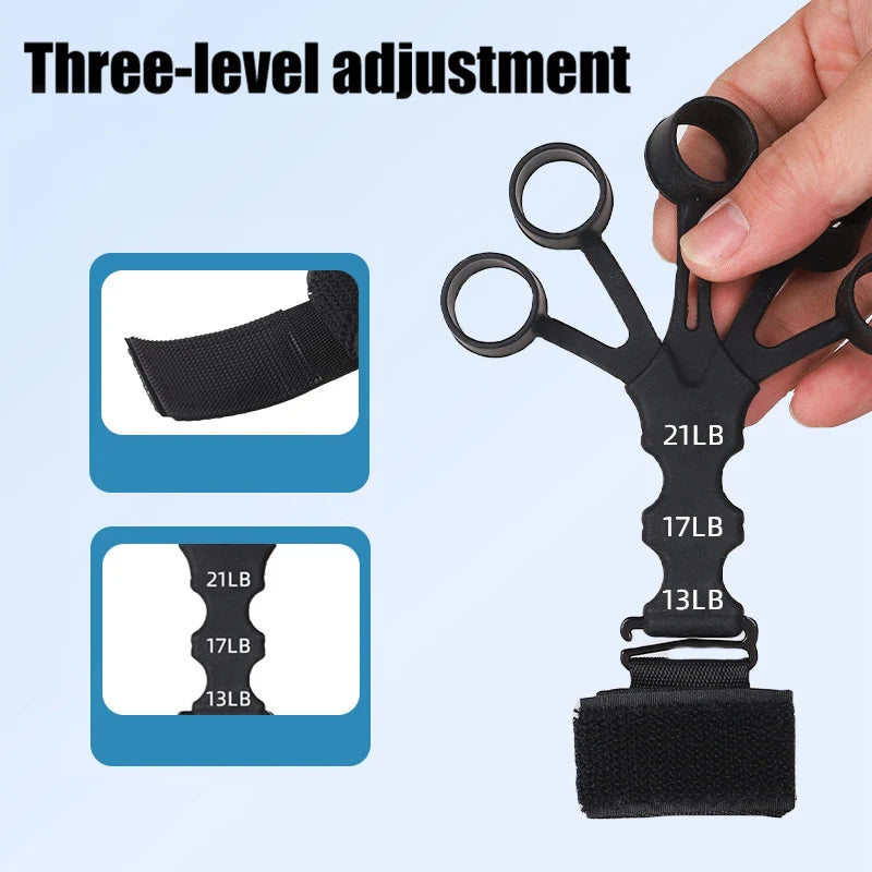Finger Strength Recovery Trainer New Silicone 5 Finger Wrist Stretcher Flexion Extension Vein Trainer Durable silicone Zen Fit Plus
