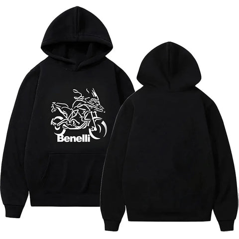 2024 New Benelli TRK 502X MOTORCYCLE Men Oversize Hoodie Male Pullover Loose Top Brand Casual High Quality Sweatshirts Tracksuit Zen fit plus