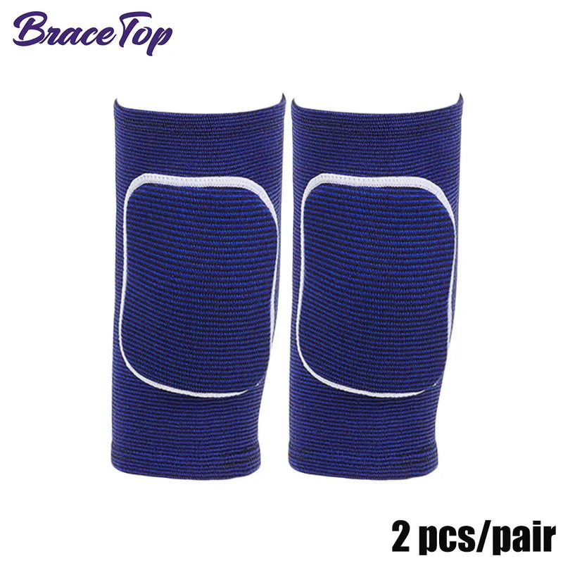 Sports Knee Pads Adults Kid Dance Knee Protector Elastic Thicken Sponge Knees Brace Support for Gym Yoga Workout Training