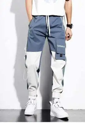 Classic Design Multi Flap Pockets Cargo Pants,Men's Loose Fit Drawstring Harem Cargo Jogger Pants oversized pants men and women Zen fit plus