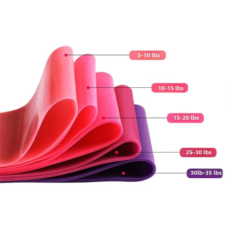 Portable Resistance Band Women'S Squat Hips Tension Bands Gym Yoga Equipment Tension Slim Legs Slim Hands Elastic Circle hotsale Zen fit plus