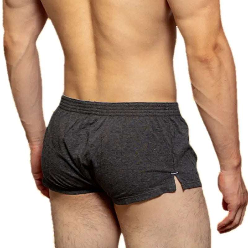 Cotton Fitness Gym Shorts For Men Running Short Home Sport Yoga Workout Training Summer Breathable Loose Underwear Man Boxer D.M Zen fit plus