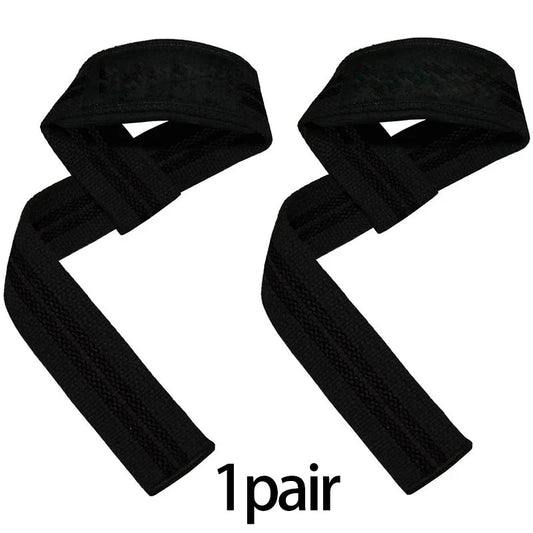 1 Pair Weight Lifting Assistance Strap Dumbbell Fitness Pure Color Belt for Deadlifts fitness gloves Zen Fit Plus