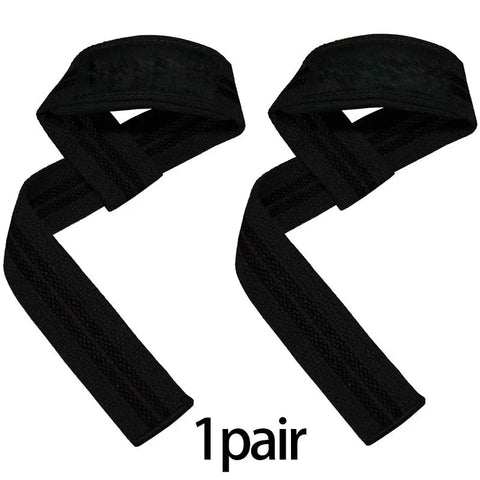 1 Pair Weight Lifting Assistance Strap Dumbbell Fitness Pure Color Belt for Deadlifts fitness gloves Zen Fit Plus