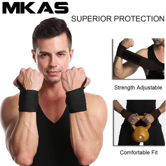 Fitness Wrist Wraps Weight Lifting Gym Wrist Straps Cross Training Padded Thumb Brace Strap Power Hand Support Bar Wristband Zen Fit Plus