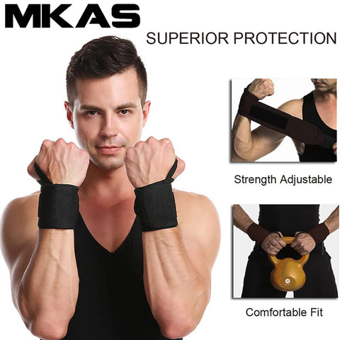 Fitness Wrist Wraps Weight Lifting Gym Wrist Straps Cross Training Padded Thumb Brace Strap Power Hand Support Bar Wristband Zen Fit Plus