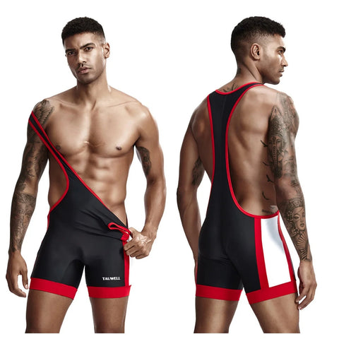 Mens Undershirts Bodysuit Wrestling Singlet Fitness Workout Running Vest Bodywear Underwear Bodybuilding Jumpsuit Zen fit plus