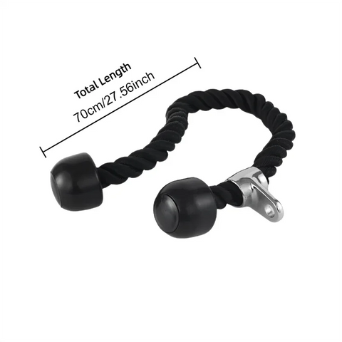 Gantry Frame Equipment Biceps Training Double Head Pull Rope Gym Accessories Triceps Lower Press Handle Tricep Laterals Muscle - Zen Fit Plus