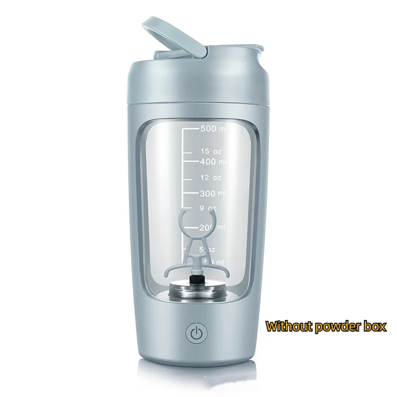 USB Electric Protein Shaker Bottle Portable 1200mAh Rechargeable Blender Cup Multipurpose 650ml Mixing Cups for Fitness Workout Zen fit plus