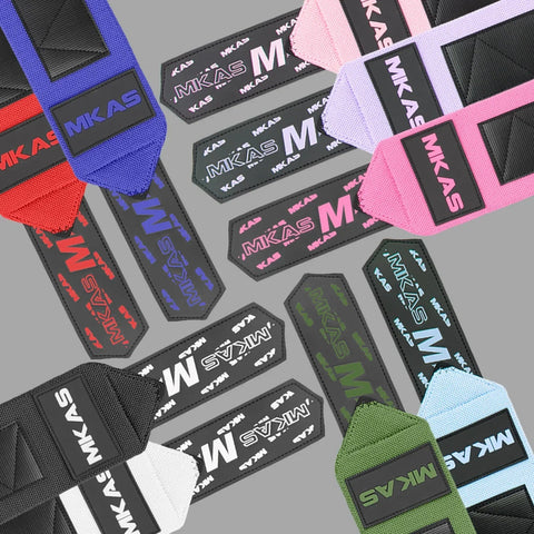 2PCS Wristband Wrist Support Weight Lifting Gym Training Wrist Support Brace Straps Wraps Crossfit Powerlifting Zen fit plus