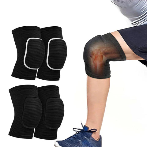Protective Sports Knee Pads for Men Women, Kids Knees, Knee Braces, Dance, Yoga, Volleyball, Football, Cycling, Tennis, 1Pair Zen fit plus