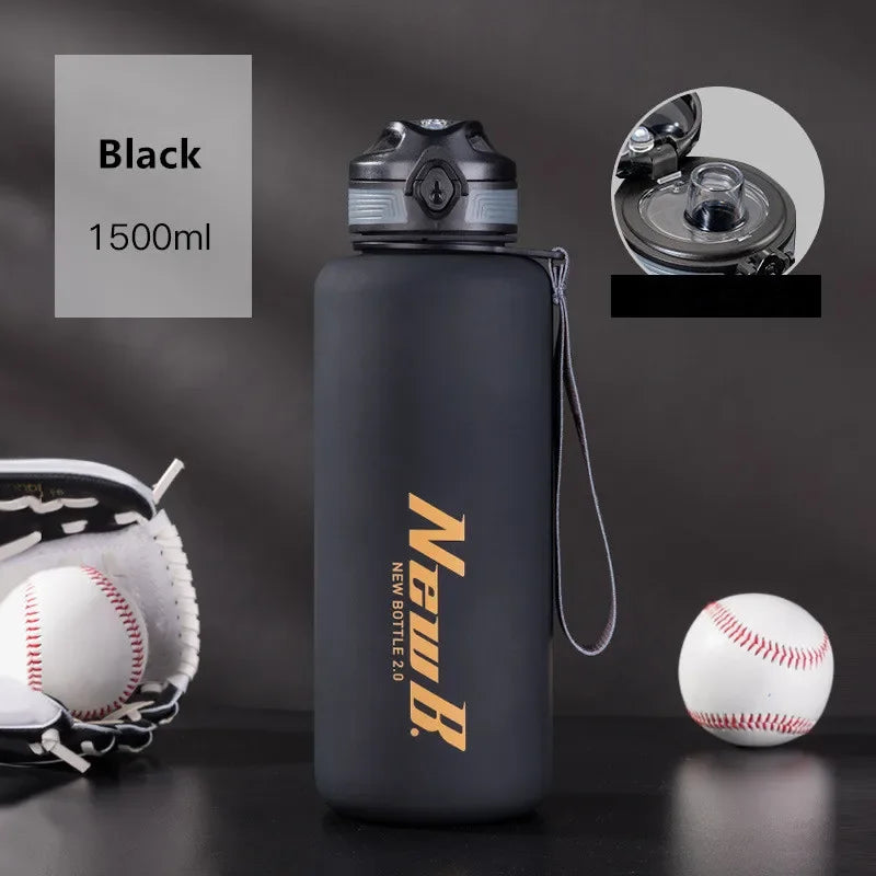 1000ml/1500ml High Quality Tritan Material Water Bottle Portable Durable Gym Fitness Outdoor Sport Drinking Bottle Zen fit plus