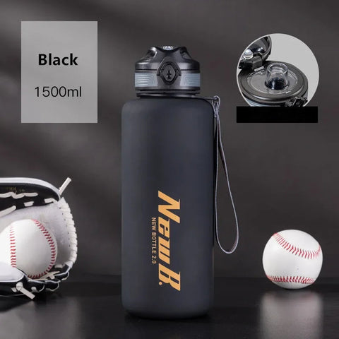 1000ml/1500ml High Quality Tritan Material Water Bottle Portable Durable Gym Fitness Outdoor Sport Drinking Bottle Zen fit plus