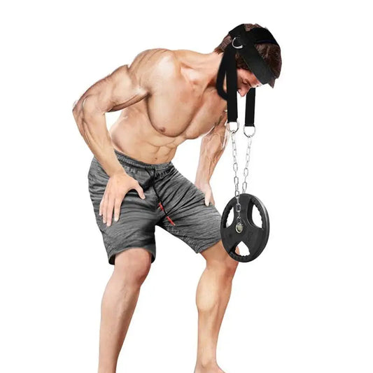 Adjustable Neck Training Head Harness Neck Power Trainer Body Strengh Exercise Weight Bearing Cap Gym Fitness Workout Equipment Zen fit plus