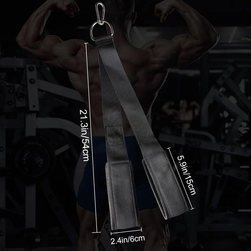 Tricep Rope Cable Attachment Handles Tricep Pull Down Rope for Push Downs Crunches Facepulls for Professional Gym Zen fit plus