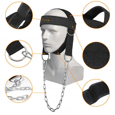 Head Neck Harness Support Neck Resistance Band Core Strength for Weight Lifting Strength Training Fitness Boxing Muscle Growth Zen fit plus