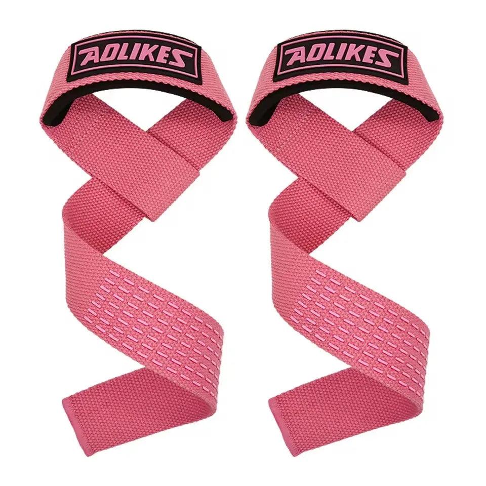 AOLIKES Weightlifting Wrist Straps Strength Training Adjustable Non-slip Gym Fitness Lifting Strap Wrist Support Grip Band Zen fit plus