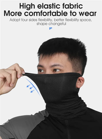 WEST BIKING Breathable Summer Cycling Headwear Ice Silk Anti UV Face Cover Outdoor Sport Running Scarf Dustproof Men Women Mask - Zen Fit Plus