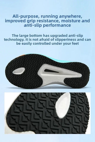 Unisex 2025 Full Carbon Plate Running Shoes Professional Marathon Racing Lightweight Bounce Cushion Breathable Sports Sneakers - Zen Fit Plus