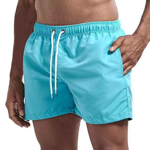 Men's Swim Shorts Swim Trunks Quick Dry Board Shorts Bathing Suit Breathable Drawstring With Pockets for Surfing Beach Summer - Zen Fit Plus
