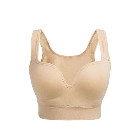 Women Wireless Sports Bra Fitness Running Vest Gym Workout Underwear Padded Tops Bralette Breathable Brassiere Push Up Bras Zen fit plus