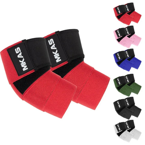 2PCS New Premium Elbow Pads Wrap Elbow Strap Bandage Brace Support Gym Fitness Sport Protecter Pad for Weightlifting Bench Press - Zen Fit Plus