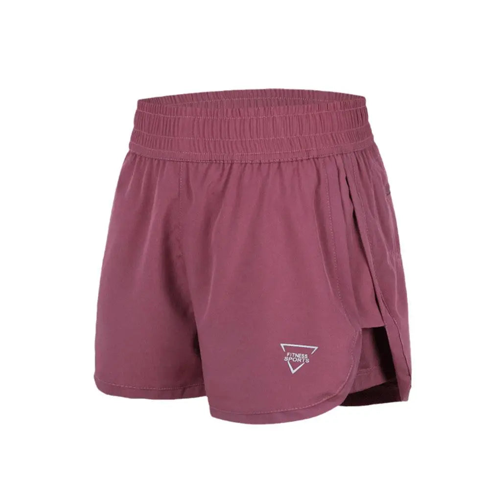 New Gym Sport Shorts Casual Outdoor Running Quick Dry Waist Women High Pieces Pants Shorts Short Two Training Elastic Short Q3O3 Zen fit plus
