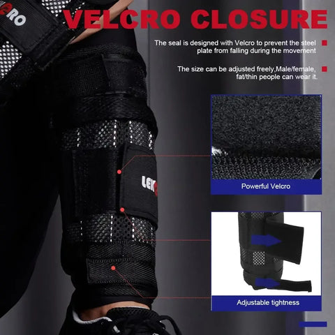 20kg Adjustable Weight Training Suit Empty Bag Fitness Running Vest, Hand And Foot Strength Training Physical Training Clothing - Zen Fit Plus