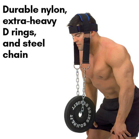 Head Neck Training Head Harness Body Strengh Exercise Strap Adjustable Neck Power Training Gym Fitness Weight Bearing cap - Zen Fit Plus