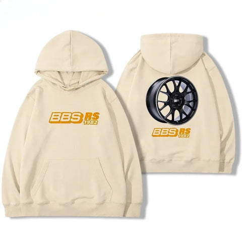 2024bbs Wheel Printed Hoodie Men's and Women's Car Modification Culture Four Seasons All Loose Casual Jacket Breathable Light - Zen Fit Plus