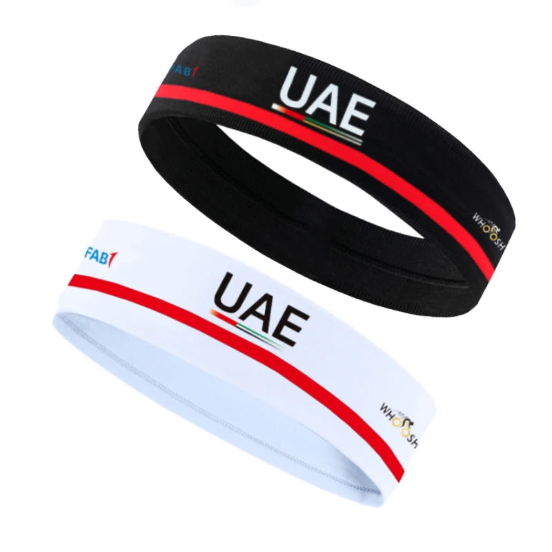 New Quickdry Breathable Antiperspirant Band 2025 UAE Team Cycling Headband Men Women Outdoor Runing Sporting Headwear Zen fit plus