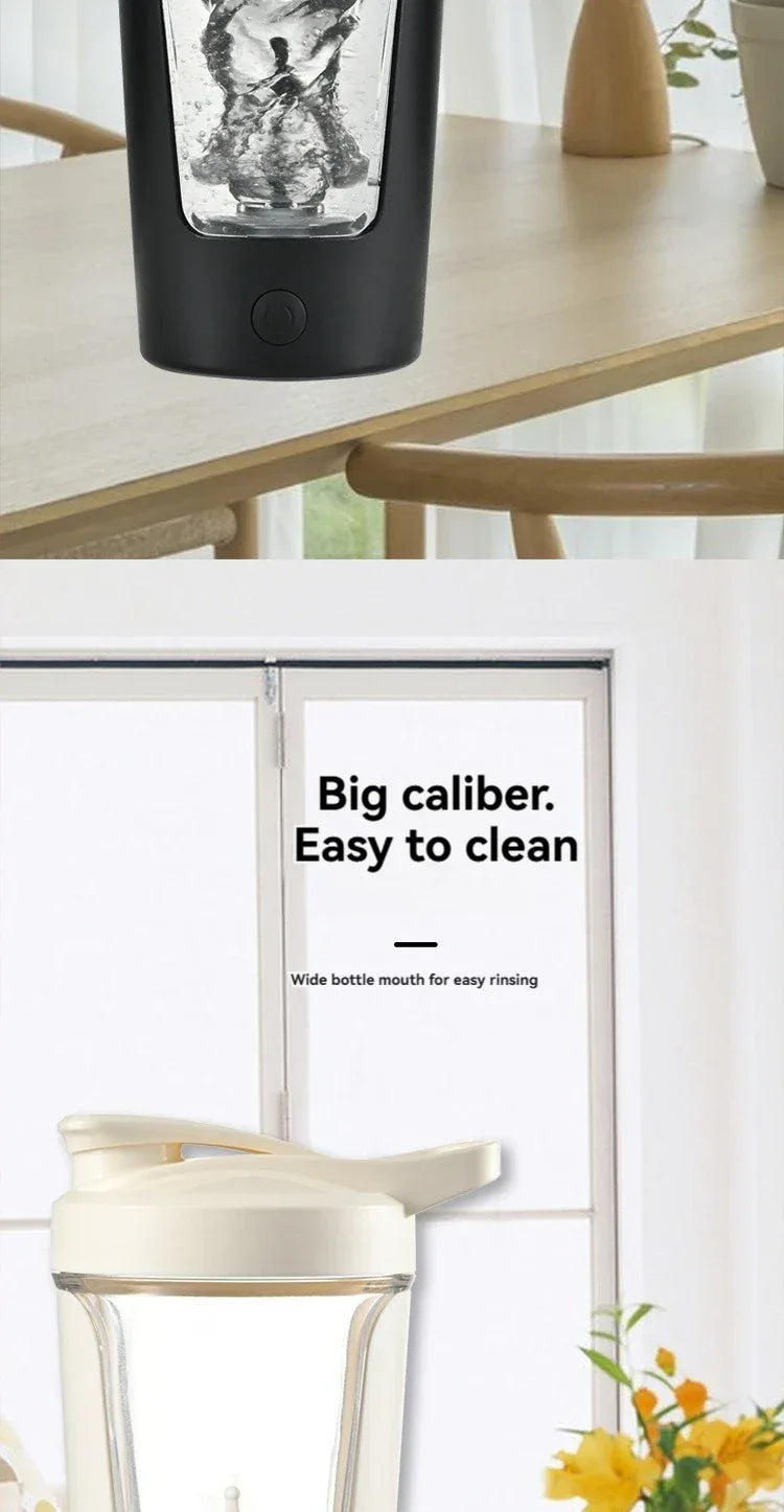 Electric Protein Shaker Bottle Mixing cup Automatic Self Stirring Mug Coffee Milk Cup Portable Blender Sports Fitness Kettle 35 - Zen Fit Plus