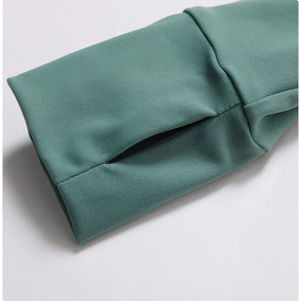 Hearuisavy Autumn Elasticity Yoga Jacket Outdoor Running Sports Jacket Female Gym Zipper Tight Fitting Jacket Women Sportswear - Zen Fit Plus