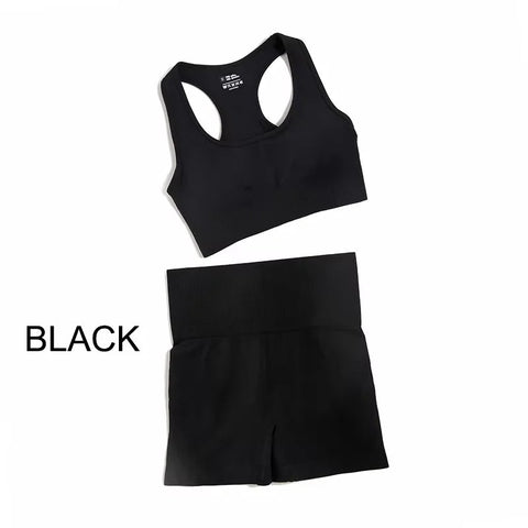WAREBALL 2/3/4pcs Seamless Yoga Set Gym Clothes Sportswear Yoga Suits For Women Fitness Set Tracksuits Sports Bra Gym Leggings Zen fit plus