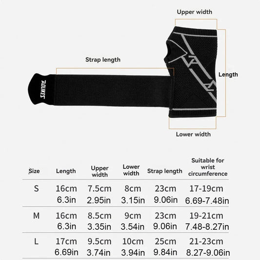AOLIKES 1PC Wrist Guard Support Arthritis Gloves Sprain Band Elastic Bandage Wrist Protector Hand Brace Elastic Sports Wristband Zen fit plus