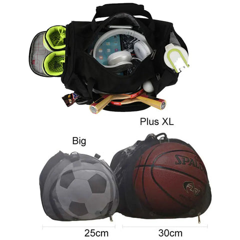 Large IX Plus XL Gym Bag Fitness Bags Wet Dry Training Tas Women Men Yoga Handbag Sac De Sport For Shoes Gymtas Travel Bag Sack Zen fit plus