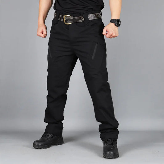 Summer Military Tactical Cargo Pants Casual Trousers Men Wear-resisting Multi-Pockets Quick Dry Outdoor Hiking Work Trousers Men Zen fit plus