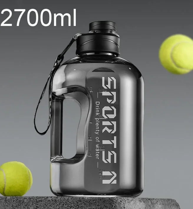 1L UP To 5L Gym Cycling Bottle Cup Outdoor Sport Large Capacity Water Bottle Kettle Fitness BPA FREE Scale Drink Bottle for Men Zen fit plus
