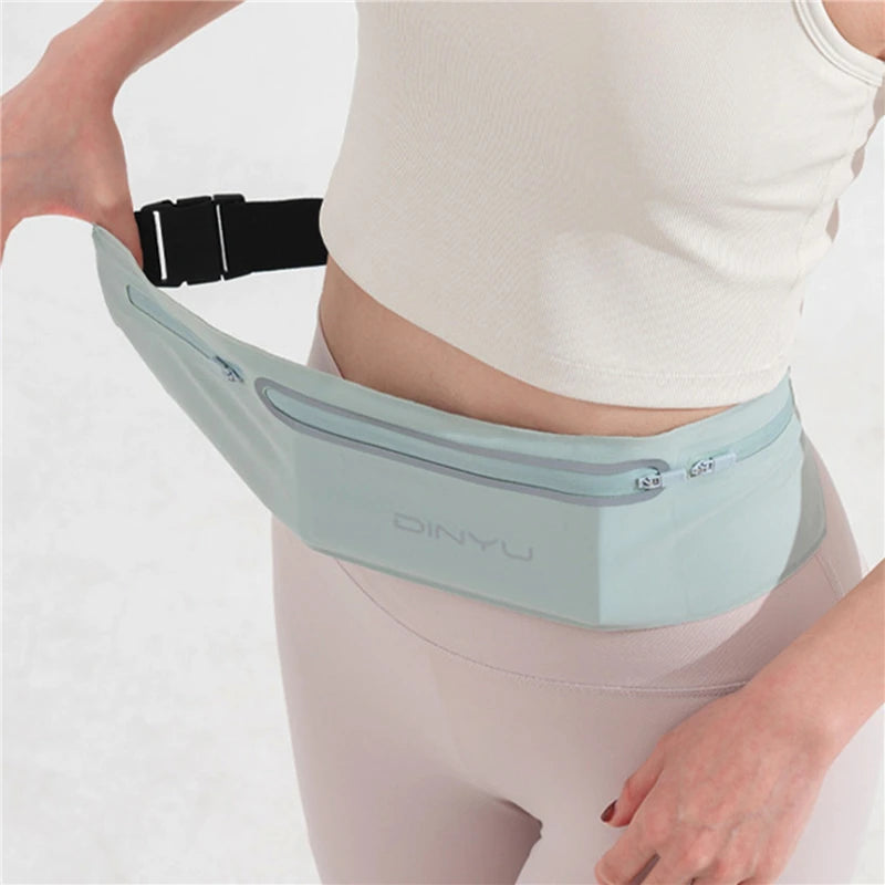 Sports Waist Pack Fanny Pack Wallet Adjustable Men Women Running Pouch Belt Portable Phone Holder Gym Bum Outdoor Running Bags Zen fit plus
