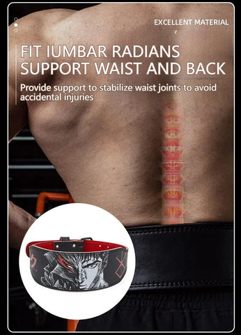 LOOGDEEL Waist Support Belt Lower Back Breathable Fitness Weightlifting Dumbbell Lumbar Waistband Support Sports Belt Women Men - Zen Fit Plus