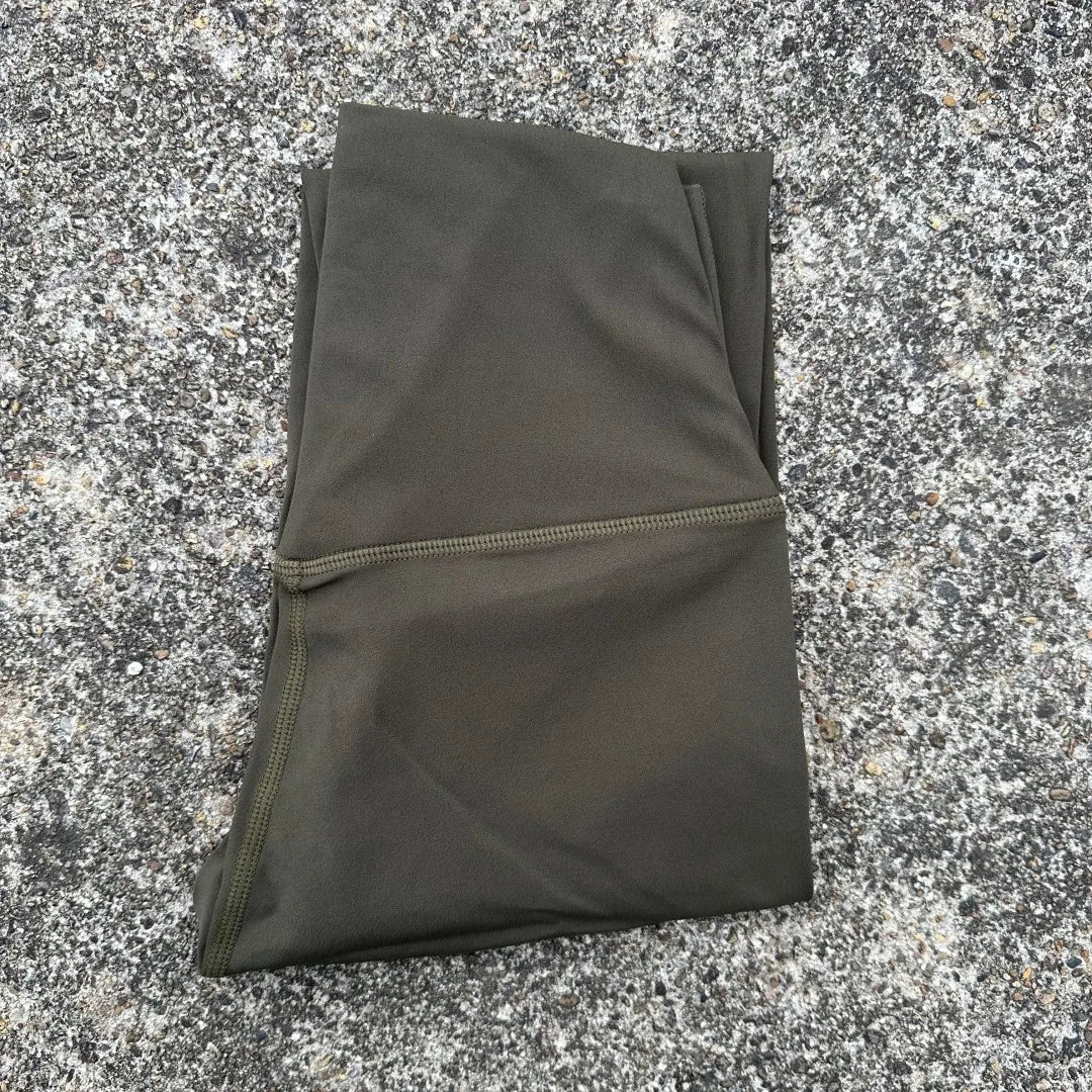 Solid Color Back Waist Pocket High Waist Fitness Yoga Legging soft Women Sport Pant Tight Butter Athletic Gym Ankle-Length Pants Zen Fit Plus