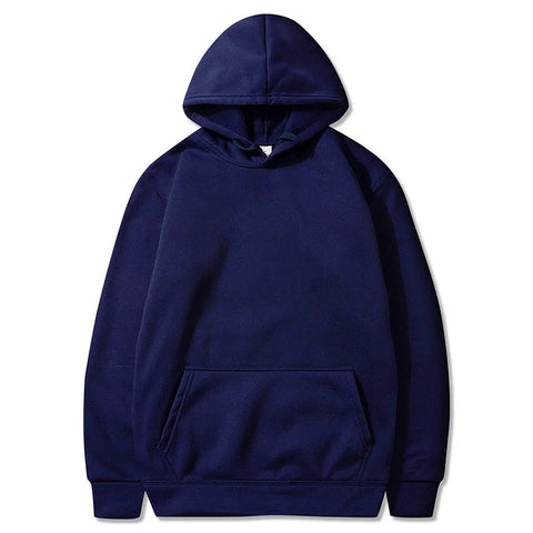 Men's and Women's Solid Color Pocket Hoodies Sports Fitness Sweatshirts Fashionable Casual Pullovers Multi Color Zen fit plus