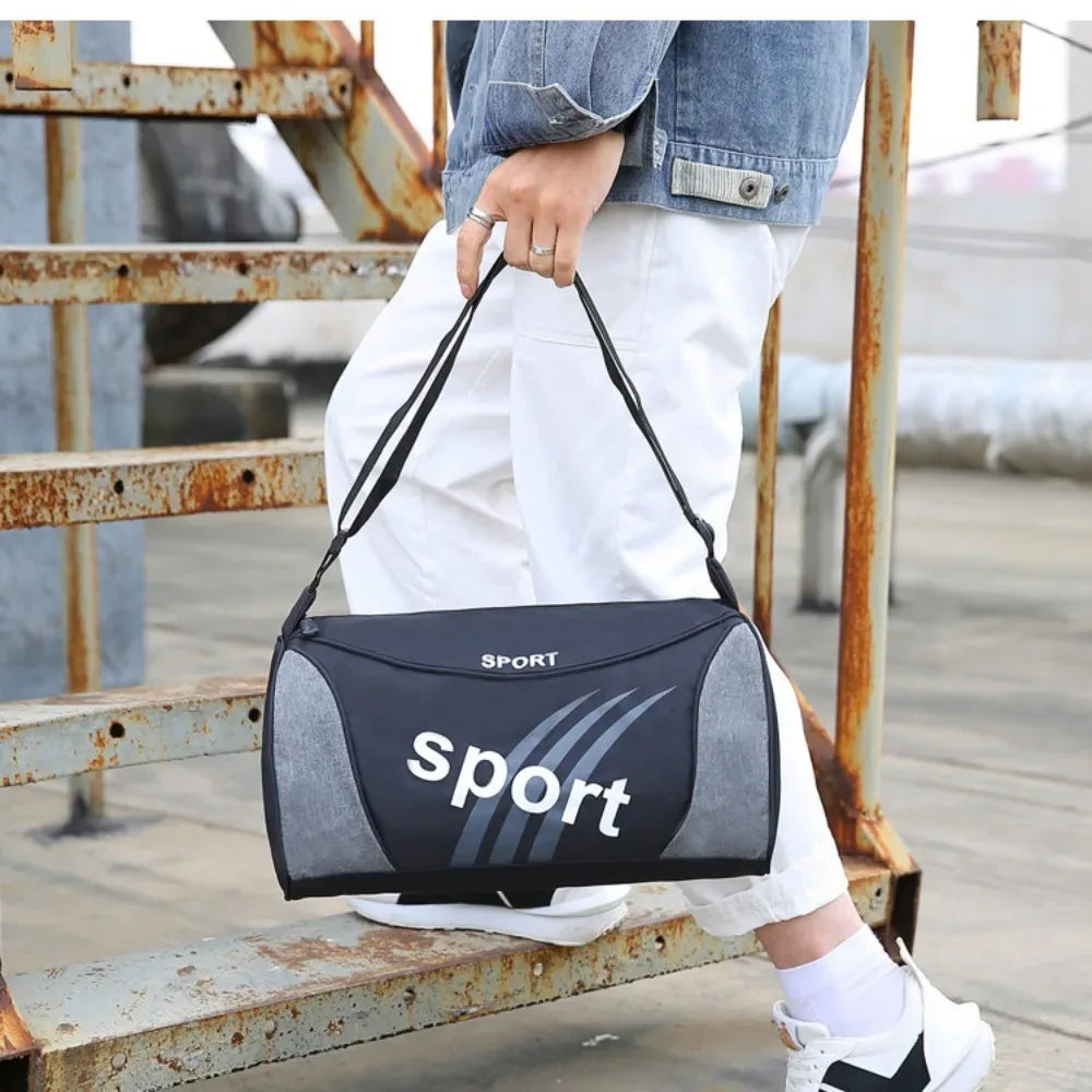 Gym Bag Men's Sports Fitness Accessories Small Training Handbag Women's Travel Male Shoulder Bolsas For The Weekend And Exercise - Zen Fit Plus