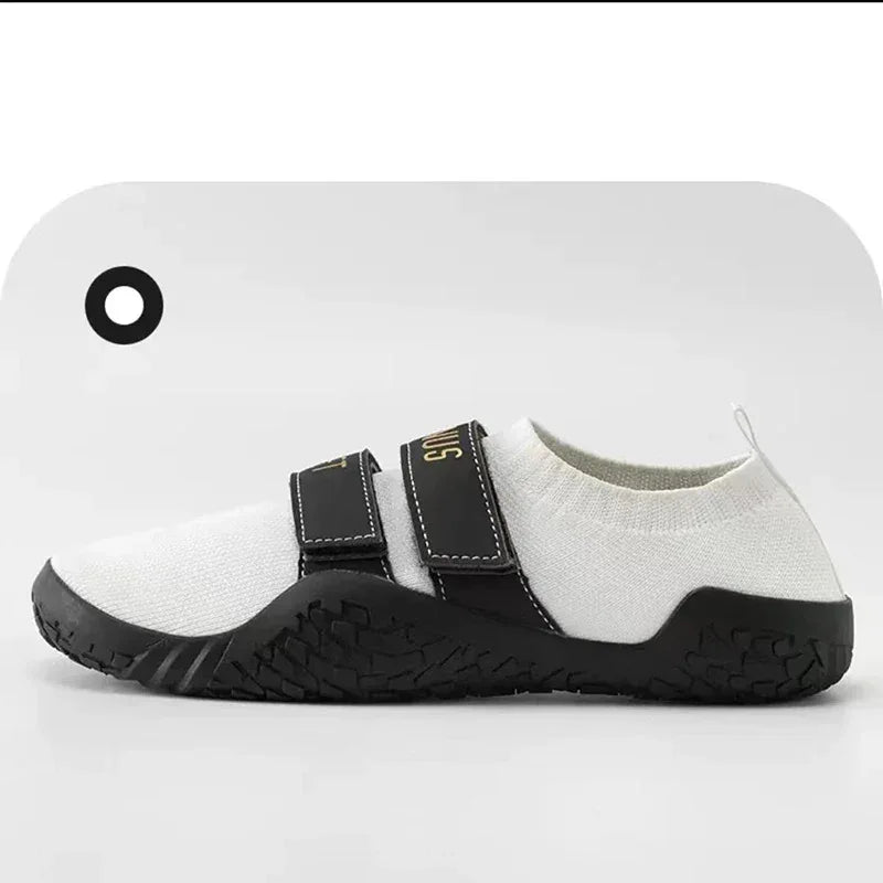 New Unisex Gym Lightweight Sports Hard Pull Squat Training Shoes Pro Hook & Loop Weightlifting Shoes Sumo shoes Squat shoe 35-46 - Zen Fit Plus